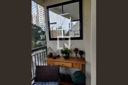 Varanda da Sala de apartamento para alugar com 3 quartos, 71m² em Vila Andrade, São Paulo