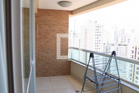 Varanda da Sala de apartamento para alugar com 3 quartos, 120m² em Vila Maria Jose, Goiânia