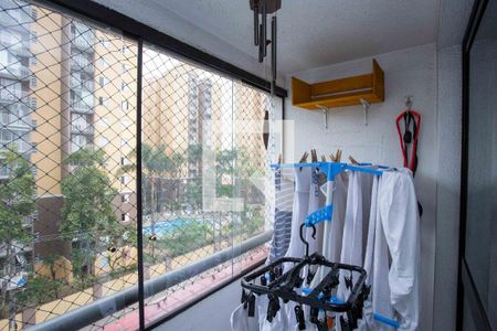 Varanda da Sala de apartamento à venda com 3 quartos, 67m² em Jardim Melo, Diadema
