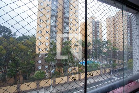 Varanda da Sala de apartamento à venda com 3 quartos, 67m² em Jardim Melo, Diadema