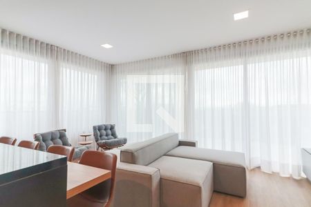 Sala de apartamento à venda com 1 quarto, 77m² em Pinheiros, São Paulo