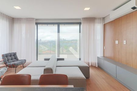 Sala de apartamento à venda com 1 quarto, 77m² em Pinheiros, São Paulo