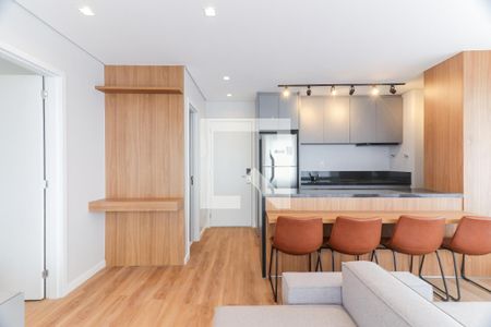 Sala de apartamento à venda com 1 quarto, 77m² em Pinheiros, São Paulo