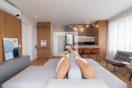 Sala de apartamento à venda com 2 quartos, 77m² em Pinheiros, São Paulo