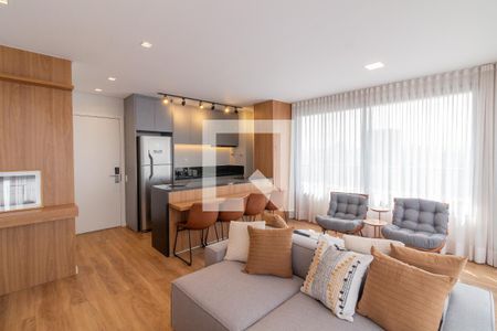 Sala de apartamento à venda com 2 quartos, 77m² em Pinheiros, São Paulo