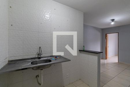Sala/Cozinha de casa para alugar com 1 quarto, 35m² em Vila Rui Barbosa, São Paulo