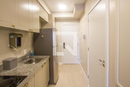 Cozinha de kitnet/studio à venda com 1 quarto, 30m² em Santo Amaro, São Paulo