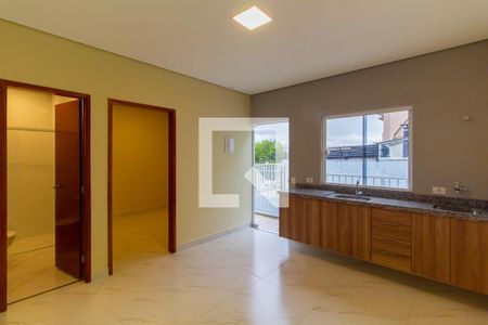 Sala/Cozinha de casa de condomínio para alugar com 1 quarto, 25m² em Chácara Belenzinho, São Paulo