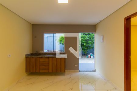 Sala/Cozinha de casa de condomínio para alugar com 1 quarto, 25m² em Chácara Belenzinho, São Paulo