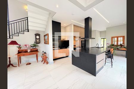 Cozinha de casa de condomínio à venda com 5 quartos, 380m² em Jardim Samambaia, Jundiaí