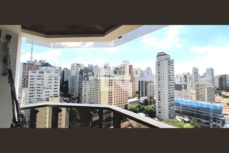 Varanda Sala de apartamento para alugar com 1 quarto, 44m² em Jardim Paulista, São Paulo