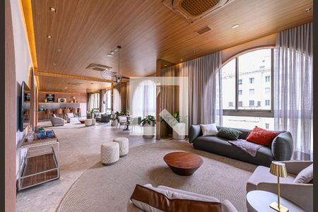 Área comum de apartamento para alugar com 1 quarto, 25m² em Santa Cecilia, São Paulo