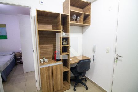 Sala/Cozinha de apartamento à venda com 1 quarto, 37m² em Santo Amaro, São Paulo