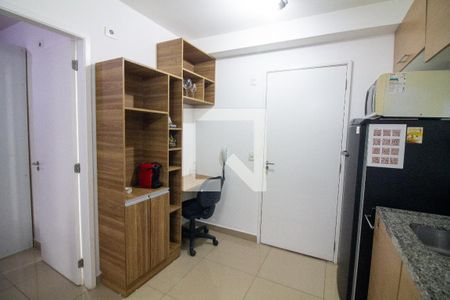 Sala/Cozinha de apartamento à venda com 1 quarto, 37m² em Santo Amaro, São Paulo