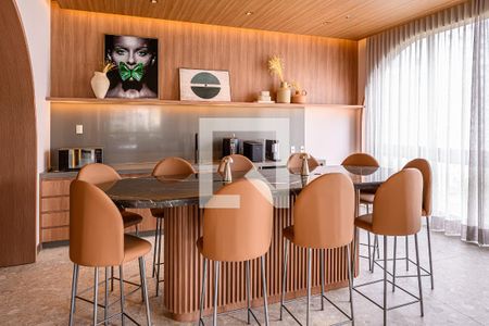Área comum de apartamento para alugar com 1 quarto, 35m² em Santa Cecilia, São Paulo