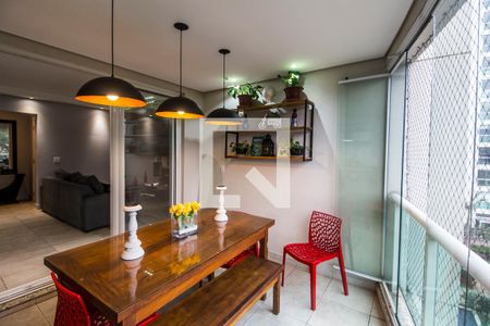 Vista da Varanda de apartamento à venda com 3 quartos, 122m² em Tamboré, Santana de Parnaíba