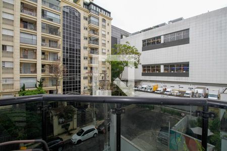 Varanda da Sala de apartamento para alugar com 1 quarto, 40m² em Jardim Paulista, São Paulo