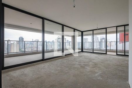 Sala/Cozinha de apartamento à venda com 4 quartos, 230m² em Pinheiros, São Paulo