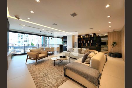 Sala de apartamento à venda com 3 quartos, 146m² em Moema, São Paulo