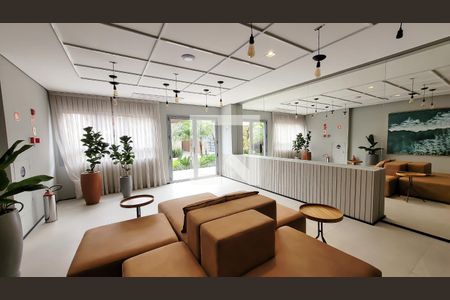 Hall social de apartamento para alugar com 1 quarto, 36m² em Botafogo, Campinas