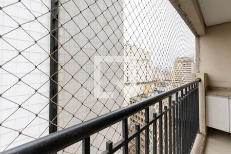 Varanda de apartamento à venda com 1 quarto, 41m² em Centro, São Paulo