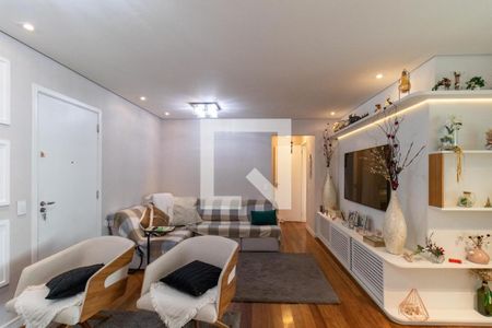 Sala de apartamento à venda com 3 quartos, 128m² em Vila Anastácio, São Paulo