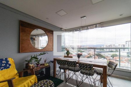 Varanda de apartamento à venda com 3 quartos, 128m² em Vila Anastácio, São Paulo