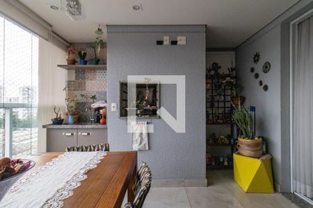 Varanda de apartamento à venda com 3 quartos, 128m² em Vila Anastácio, São Paulo