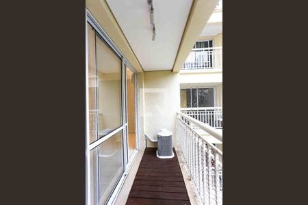 Varanda de kitnet/studio para alugar com 1 quarto, 34m² em Panamby, São Paulo