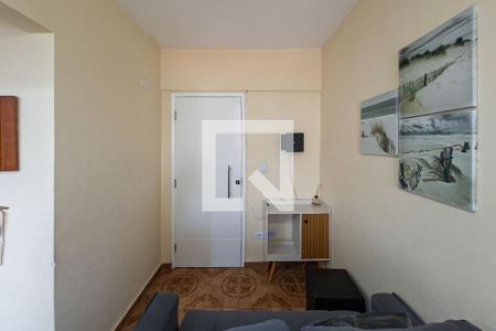 Sala de apartamento para alugar com 1 quarto, 40m² em Vila Tupi, Praia Grande