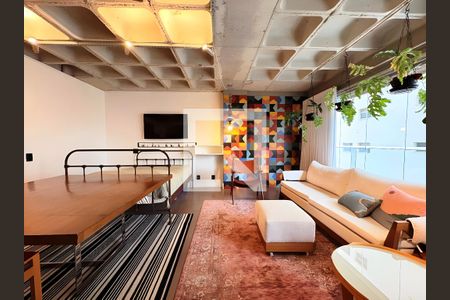 Sala de apartamento à venda com 1 quarto, 51m² em Consolação, São Paulo