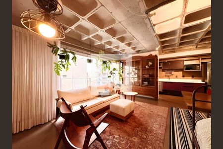 Sala de apartamento à venda com 1 quarto, 51m² em Consolação, São Paulo