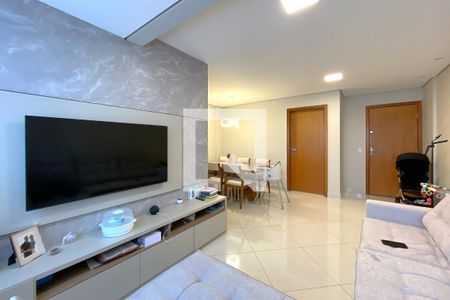 Sala de apartamento à venda com 3 quartos, 90m² em Palmares, Belo Horizonte