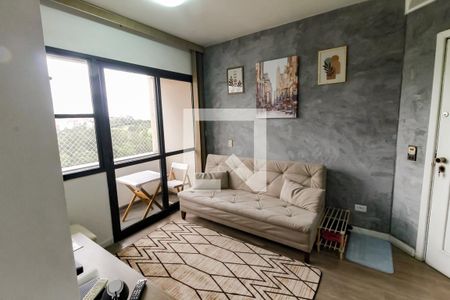Sala de apartamento para alugar com 1 quarto, 41m² em Paraíso do Morumbi, São Paulo