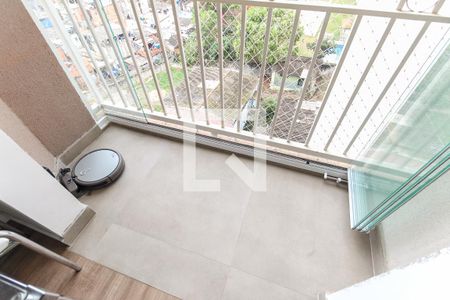 Varanda da Sala de apartamento à venda com 2 quartos, 45m² em Vila Carmosina, São Paulo