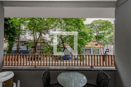 Varanda de kitnet/studio à venda com 1 quarto, 28m² em Campo Belo, São Paulo