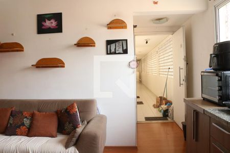 Sala/Cozinha de apartamento para alugar com 1 quarto, 43m² em Barra Funda, São Paulo