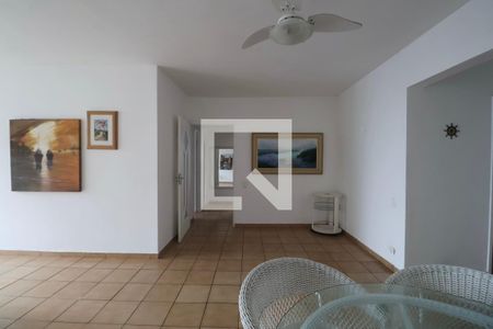 Sala de apartamento para alugar com 3 quartos, 125m² em Barra Funda, Guarujá