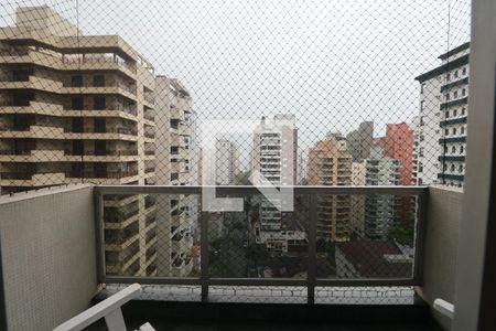 Varanda de apartamento para alugar com 3 quartos, 125m² em Barra Funda, Guarujá