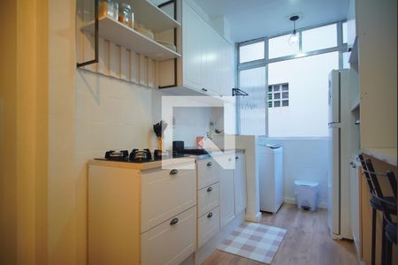 Cozinha de kitnet/studio à venda com 1 quarto, 41m² em Moinhos de Vento, Porto Alegre