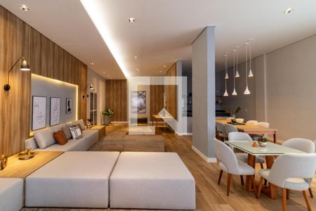 Área comum - Salão de festas de apartamento à venda com 1 quarto, 40m² em Perdizes, São Paulo