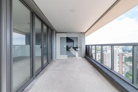 Varanda Gourmet de apartamento à venda com 3 quartos, 175m² em Alphaville Conde Ii, Barueri