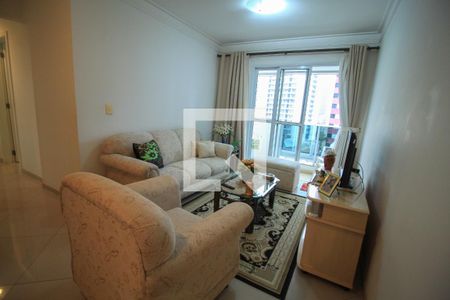 Sala de apartamento à venda com 3 quartos, 76m² em Vila Regente Feijó, São Paulo