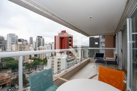 Varanda da Sala de Estar e Jantar de apartamento à venda com 3 quartos, 170m² em Pinheiros, São Paulo