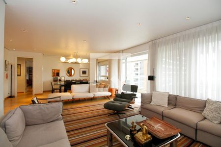 Sala de Estar de apartamento à venda com 3 quartos, 170m² em Pinheiros, São Paulo