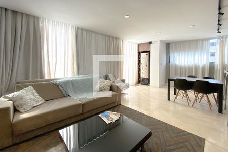 Sala de Estar de apartamento à venda com 2 quartos, 164m² em Belvedere, Belo Horizonte