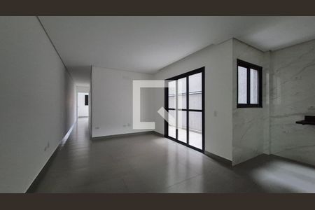 Sala de apartamento à venda com 3 quartos, 70m² em Campestre, Santo André