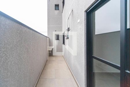 Varanda da Sala de apartamento à venda com 3 quartos, 70m² em Campestre, Santo André