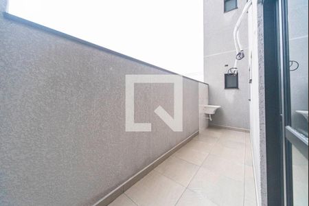 Varanda da Sala de apartamento à venda com 3 quartos, 70m² em Campestre, Santo André