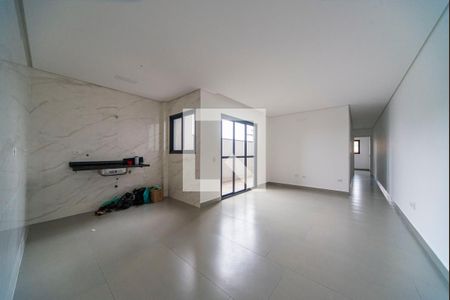 Sala de apartamento à venda com 3 quartos, 70m² em Campestre, Santo André